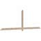 Ekena Millwork Eugene Smooth Timber Gable Bracket, Douglas Fir, 108"W x 36"H x 1 1/2"D x 3 1/2"F, 8/12 Pitch GBW108X36X0204EUG00SDF - alternate 2